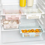 Stretchable Plastic Fridge Basket