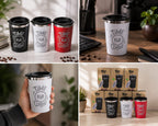 450ml Stainless Steel Coffee Mug with Lid