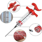 Stainless Steel Meat Injector – BBQ Marinade Injector