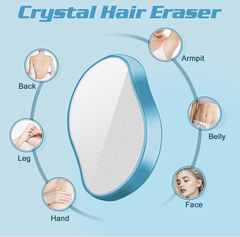 Portable Crystal Hair Removal Tool – For Men &amp; Women