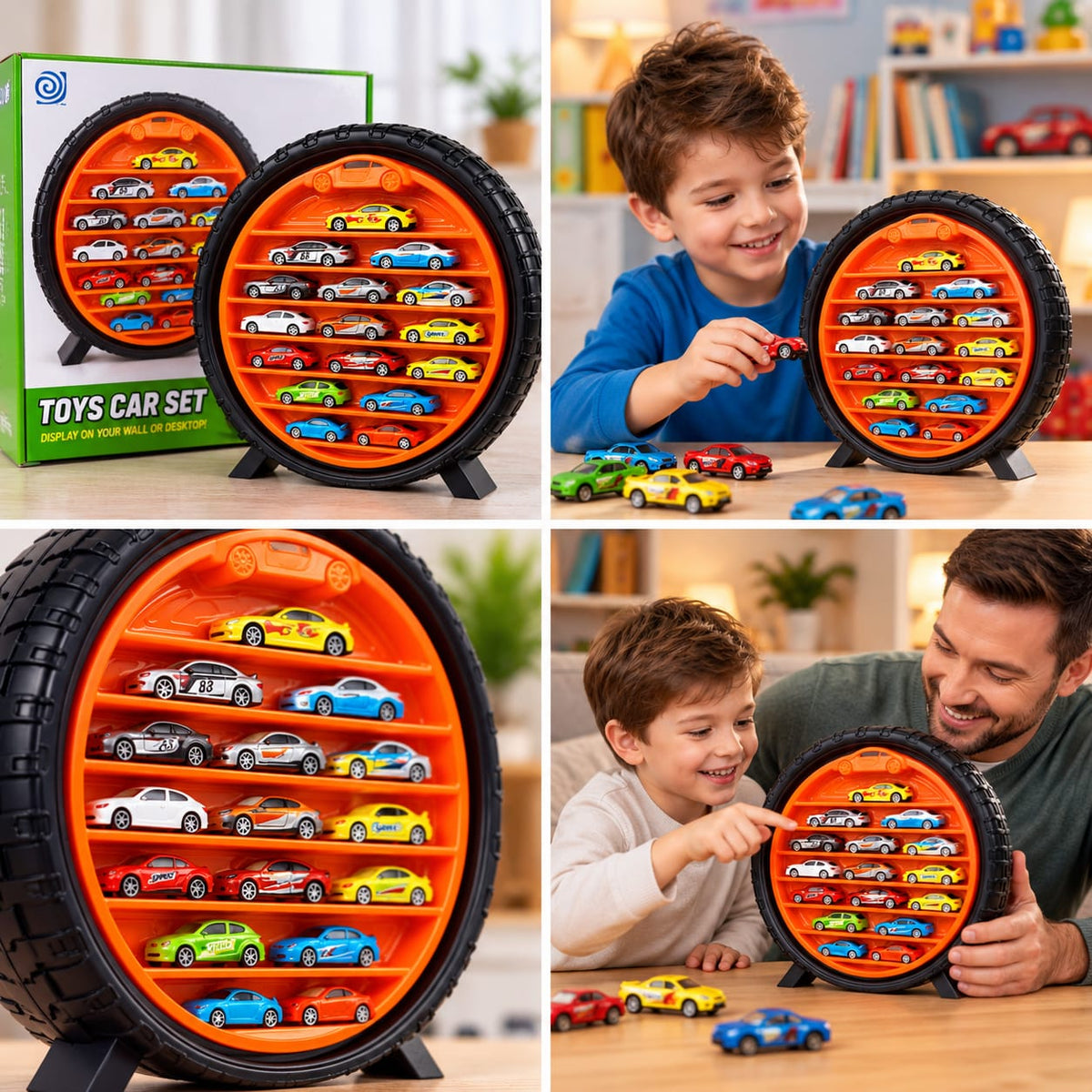 Springs 13-Piece LED Toy Cars Set