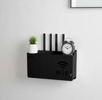 Wall-Mounted WiFi Router & Cable Organizer Shelf