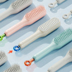 Telescopic Self-Cleaning Hair Brush