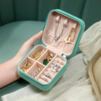 Mini Leather Travel Jewelry Organizer