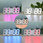 3D LED Digital Wall Clock