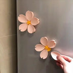 Flower-Shaped Magnetic Fridge Clips