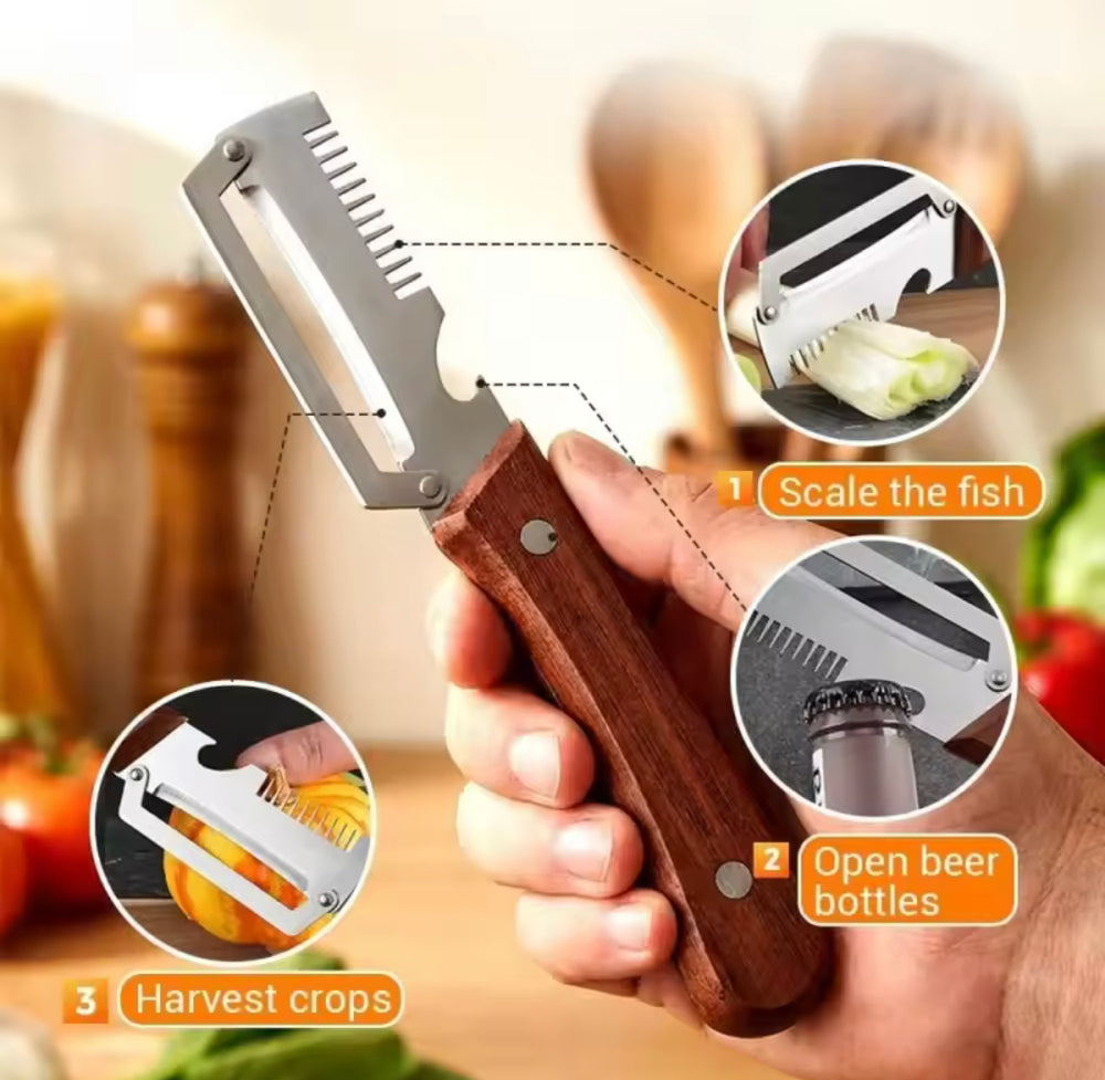 3-in-1 Vegetable Peeler & Slicer