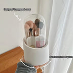 360° Rotating Makeup Brush Storage Box