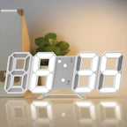 3D LED Digital Wall Clock