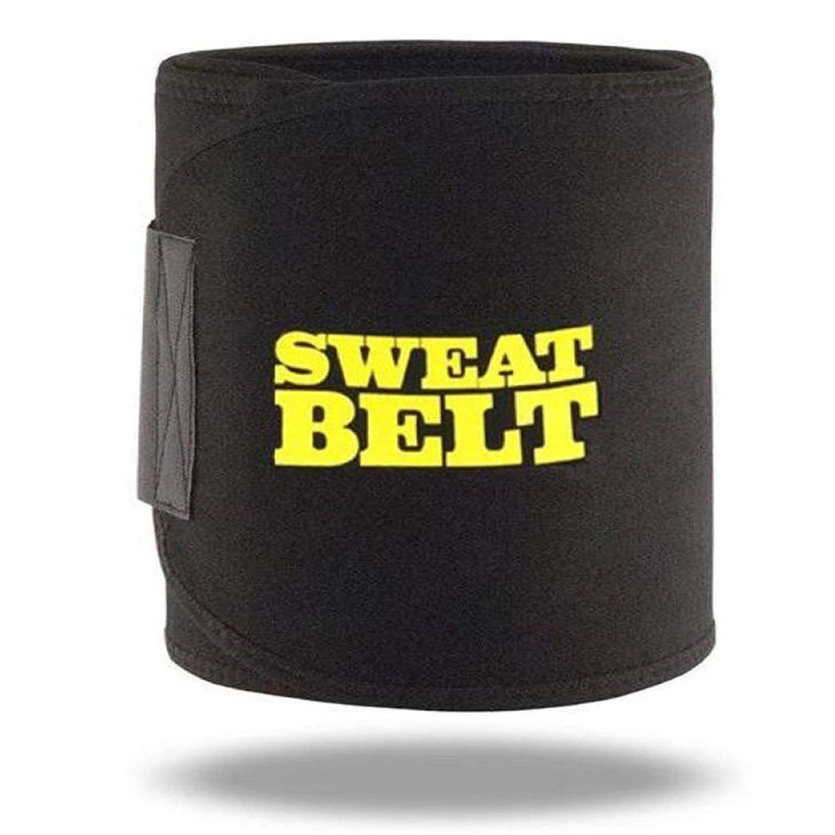 Adjustable Waist Sweat Trimmer Belt – Black