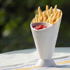 French Fry Cone &amp; Sauce Dip Holder
