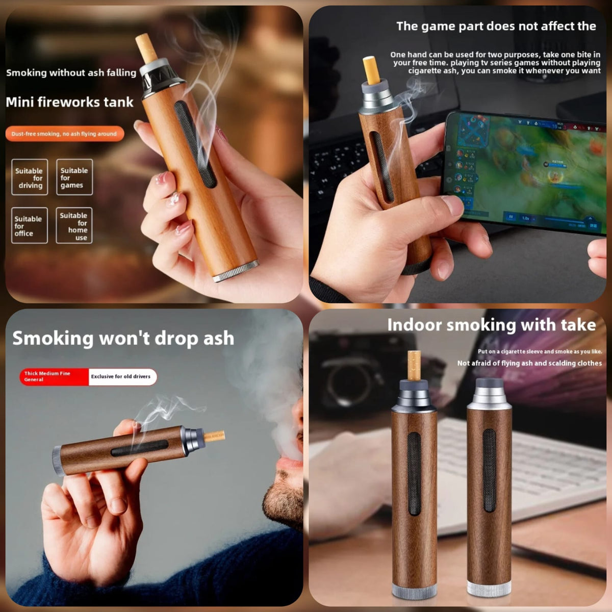 Mini Portable Dust-Free Cigarette Case