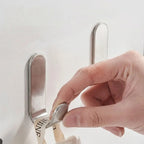 3-Piece Metal Self-Adhesive Wall Hook Set