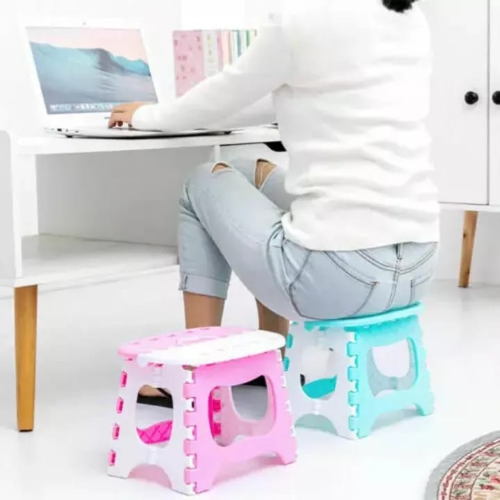 Folding Plastic Step Stool – Durable Easy Foldable