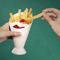 French Fry Cone &amp; Sauce Dip Holder