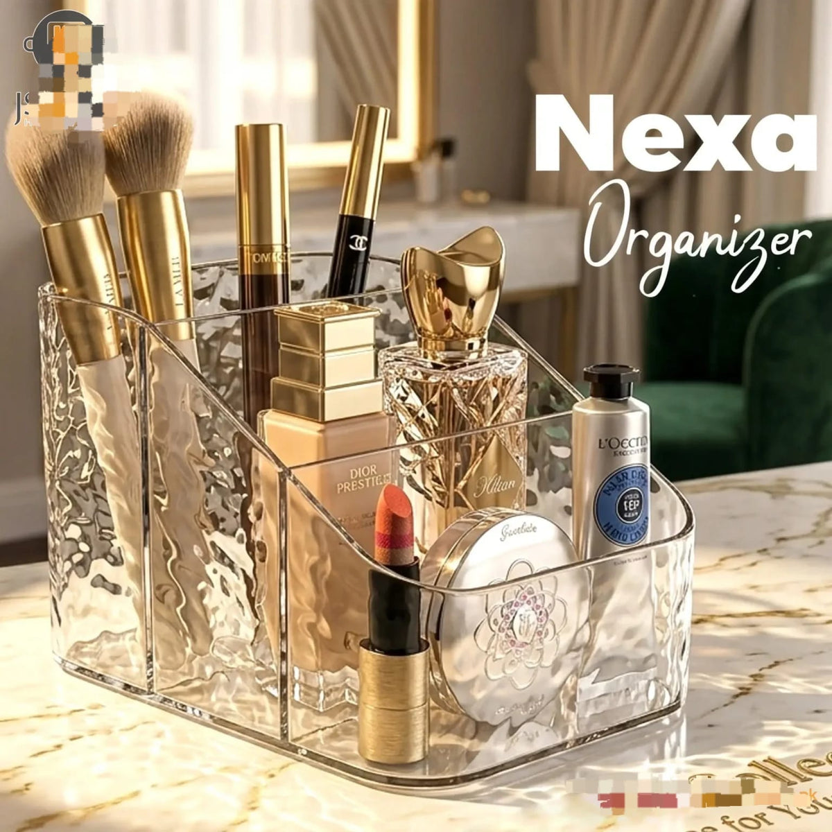 Acrylic Multi-Purpose Desk Organizer