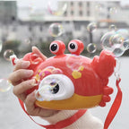 Crab Bubble Camera Toy with LED Lights & Music