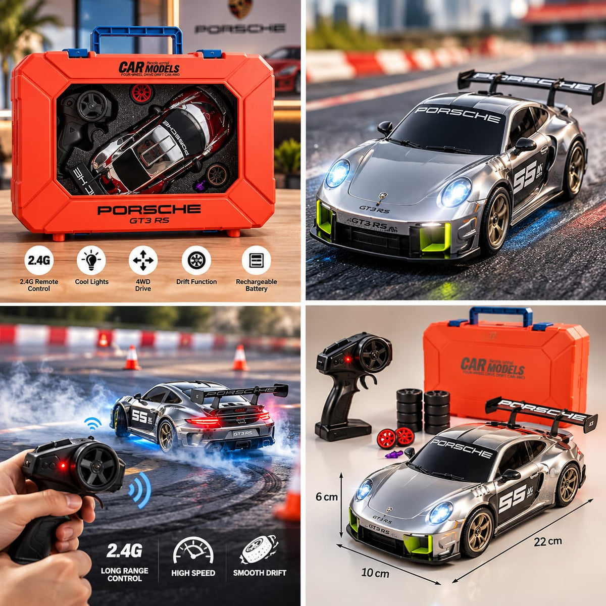 Porsche GT3 RS RC Drift Car