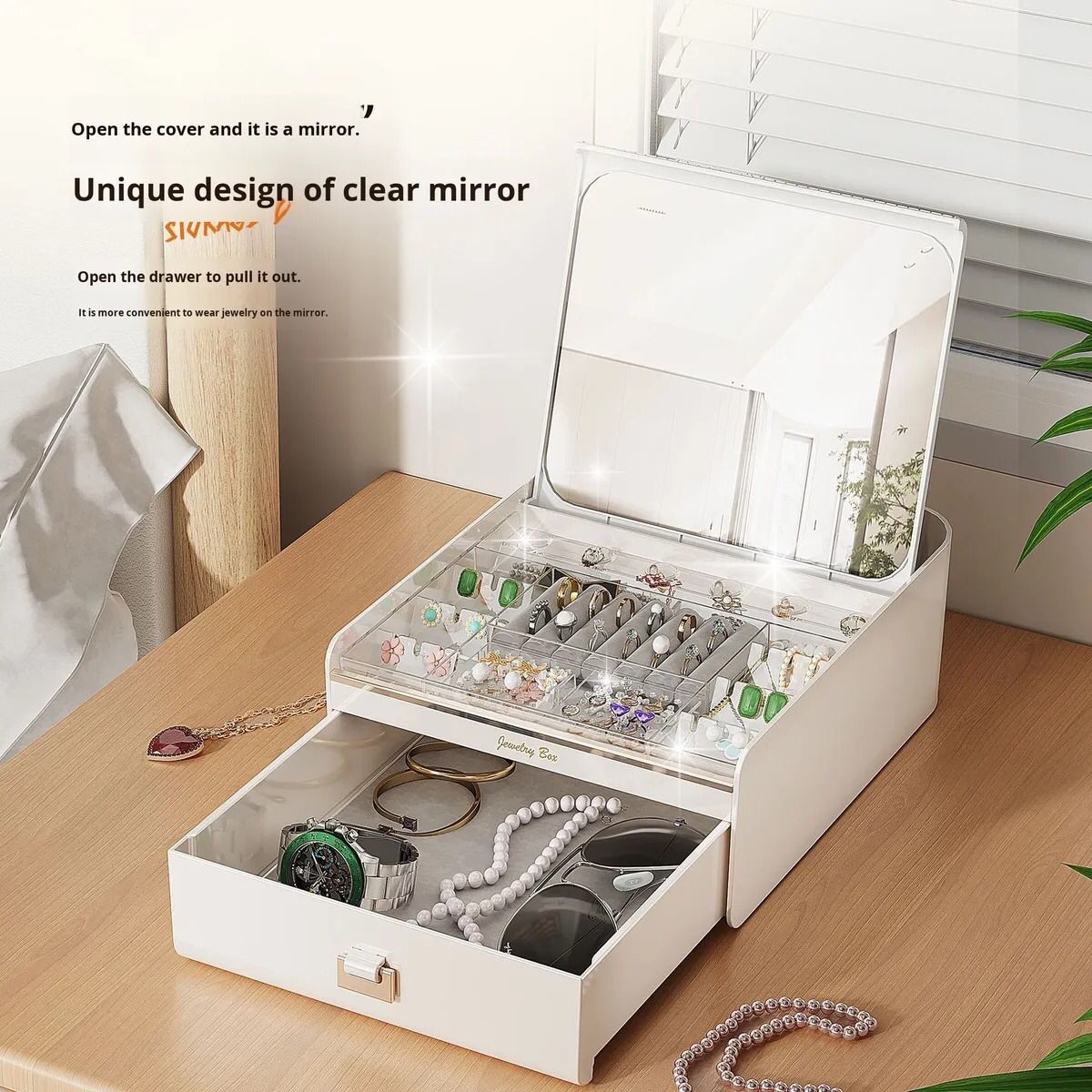 Premium Cosmetic &amp; Jewelry Organizer