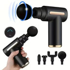 5-in-1 Electric Massage Gun with 4 Heads