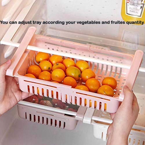 Stretchable Plastic Fridge Basket