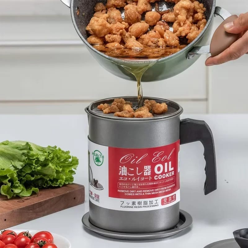 Stainless Steel Oil Pot 1.4L