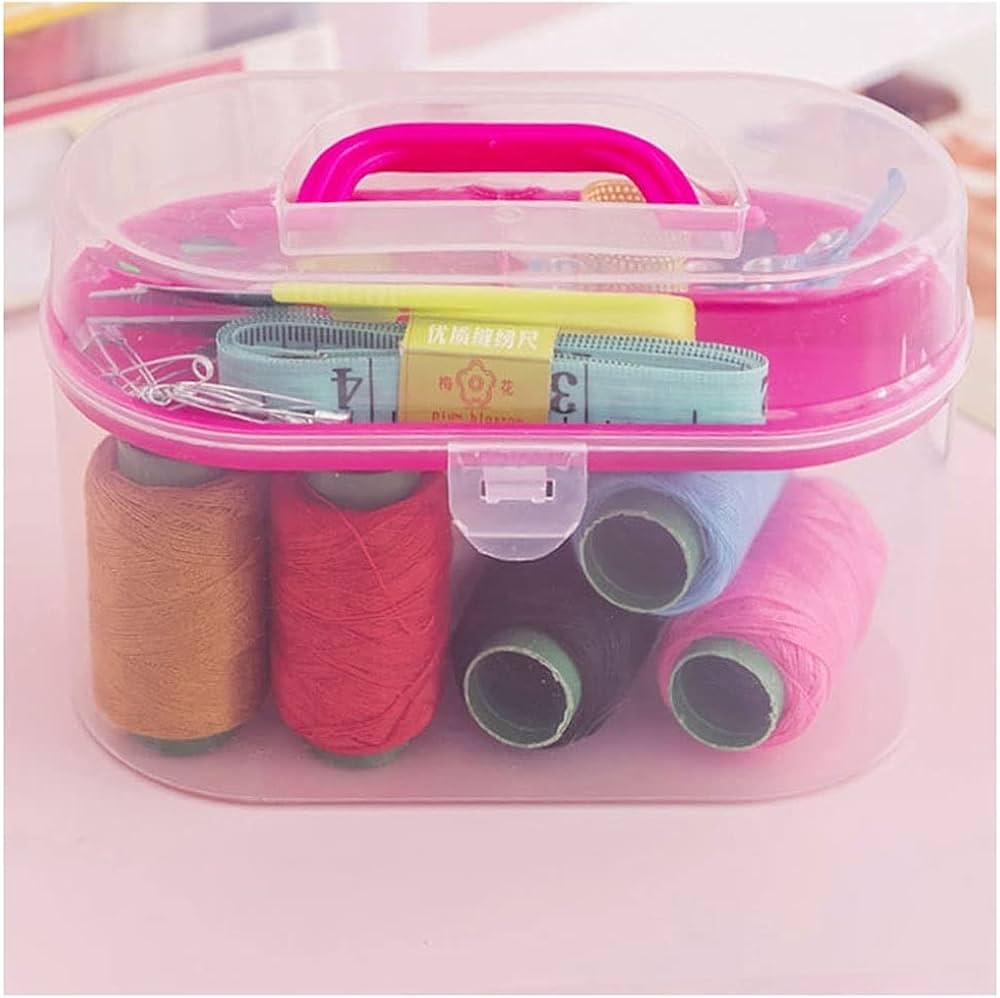 Plastic Sewing Kit Box