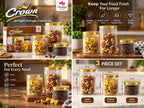 Crown 3-Piece Airtight Storage Containers