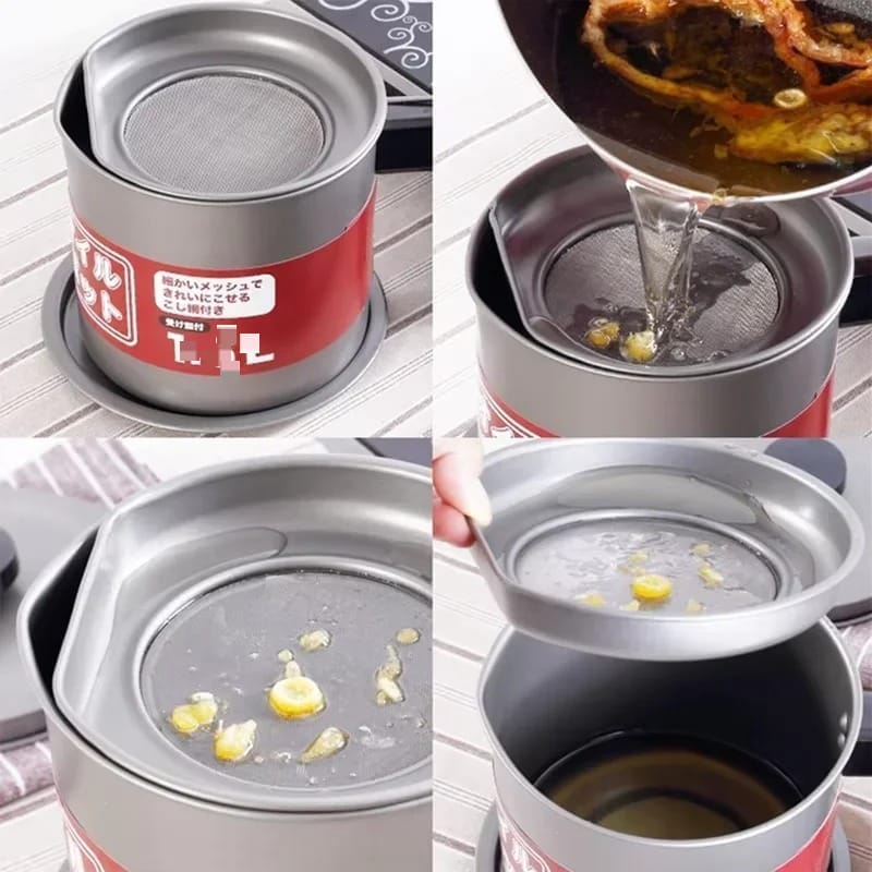 Stainless Steel Oil Pot 1.4L