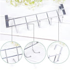 5-Hook Stainless Steel Over-Door Hanger