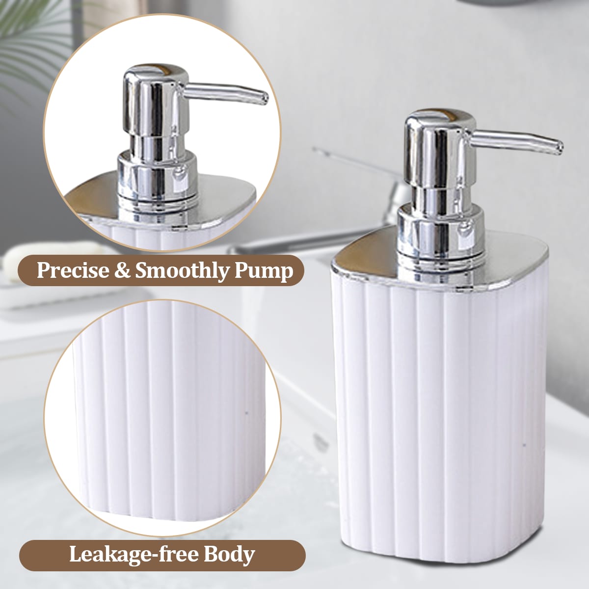 Royal Bathroom Soap Dispenser Pump Bottle