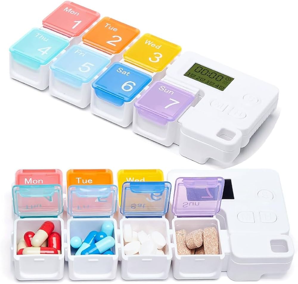 Alarm Pill Box – Portable Medication Organizer