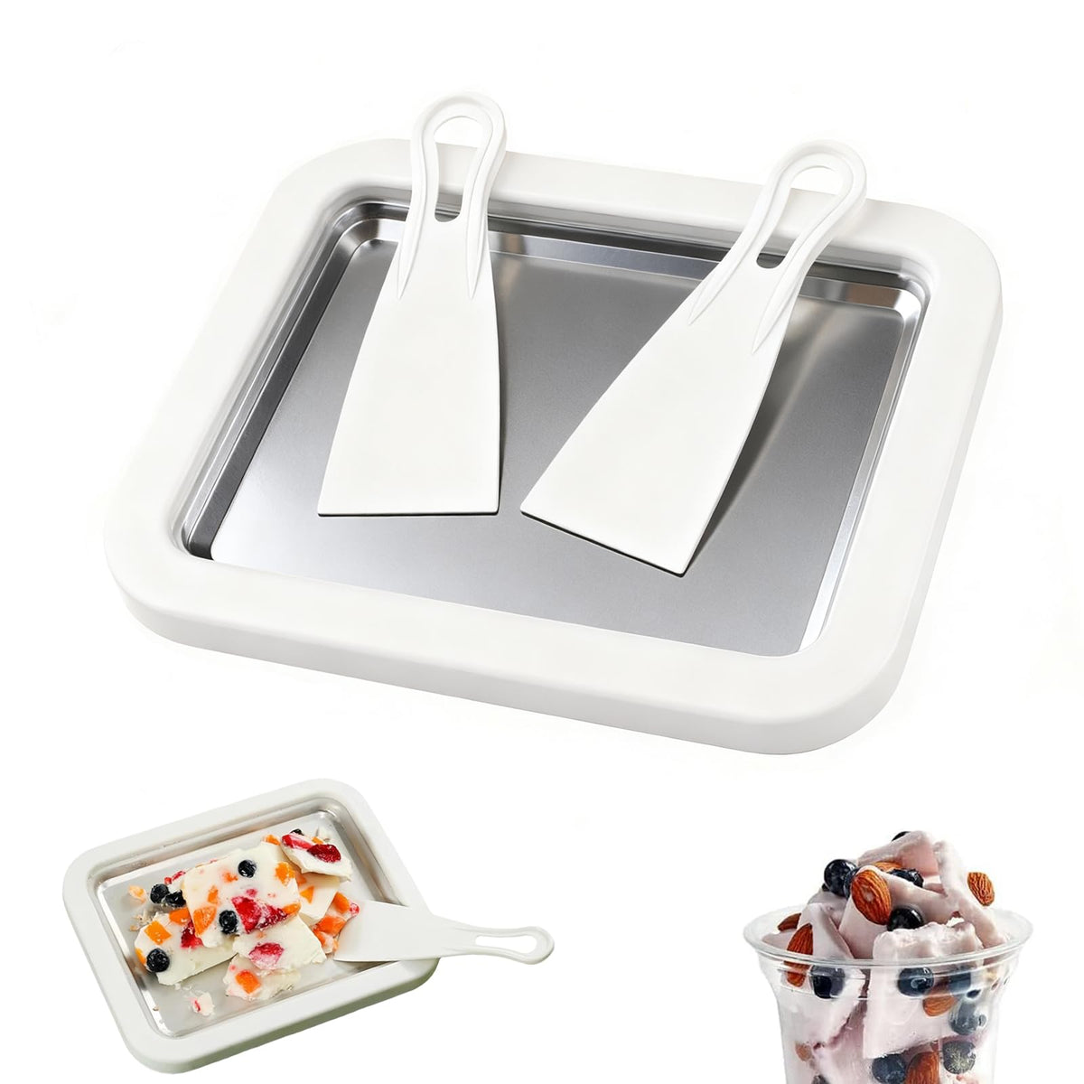 Instant Ice Cream Maker Tray – Homemade Frozen Treats