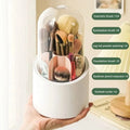 360° Rotating Makeup Brush Storage Box