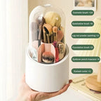 360° Rotating Makeup Brush Storage Box