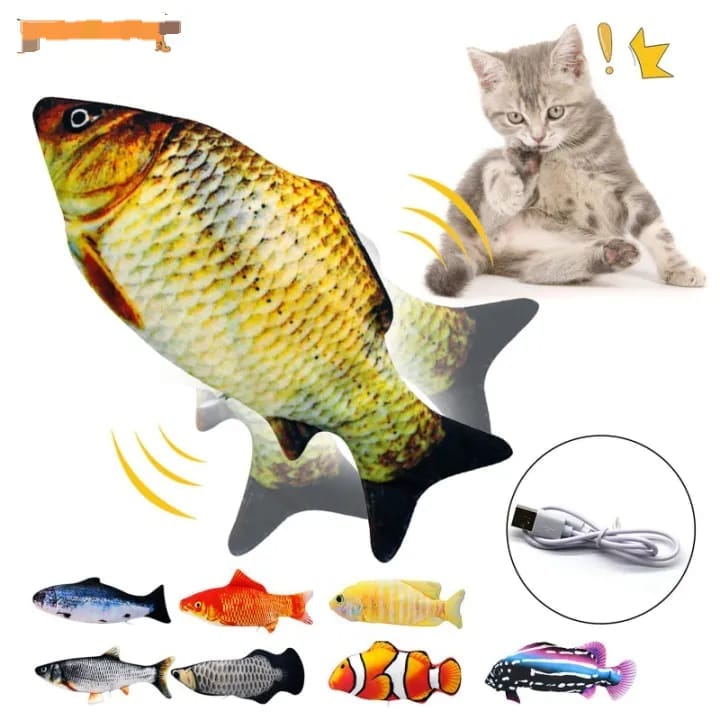 Electric Flopping Fish Cat Toy