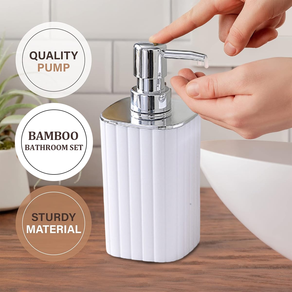 Royal Bathroom Soap Dispenser Pump Bottle