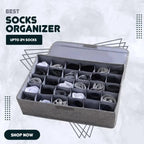 24-Cell Socks &amp; Underwear Storage Organizer