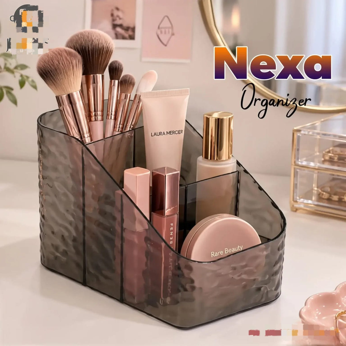 Acrylic Multi-Purpose Desk Organizer