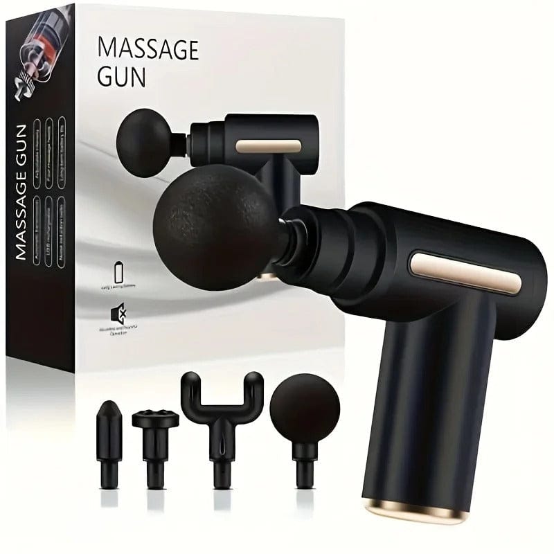 5-in-1 Electric Massage Gun with 4 Heads