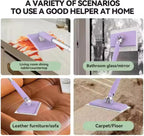 Automatic Cloth-Changing Mini Mop – 360° Rotating Head