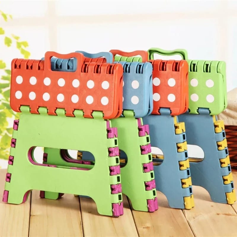 Folding Plastic Step Stool – Durable Easy Foldable