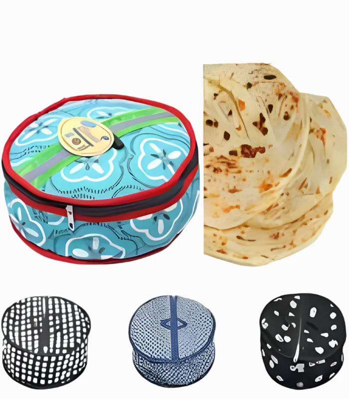 Roti Zipper Storage Bag – Insulated & Reusable