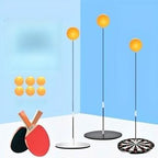 Kids Table Tennis Trainer Set with 2 Paddles