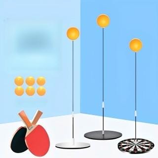 Kids Table Tennis Trainer Set with 2 Paddles