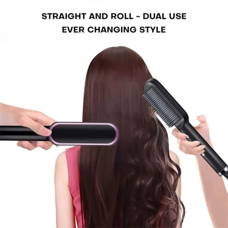 Electric Hair Straightener &amp; Curler