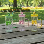 Bow Design Glass Cup