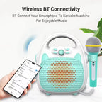 Kids Karaoke Speaker with Wired Microphone