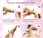 2-in-1 Eyebrow &amp; Upper-Lip Hair Removal Machine
