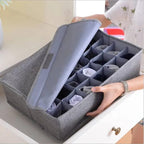 24-Cell Socks &amp; Underwear Storage Organizer
